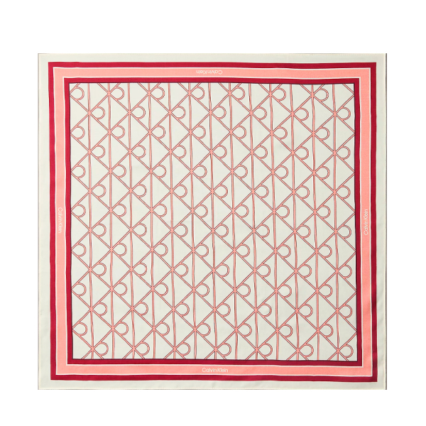Calvin Klein bandana carr avec logo emblmatique - U Multicolore- Ref 40 €